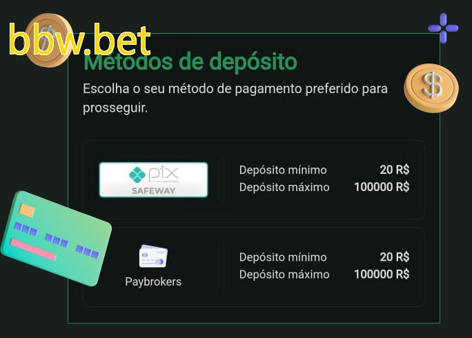 O cassino bbw.betbet oferece uma grande variedade de métodos de pagamento