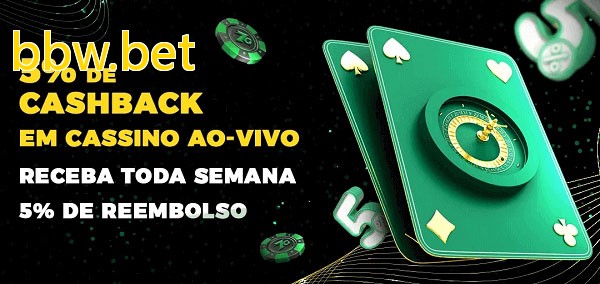 Promoções do cassino ao Vivo bbw.bet